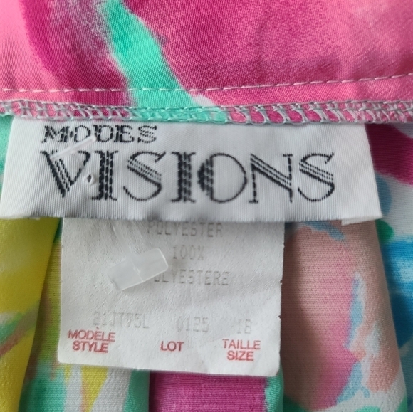 Floral A-Line Skirt in Multicolor - Picture 6 of 7